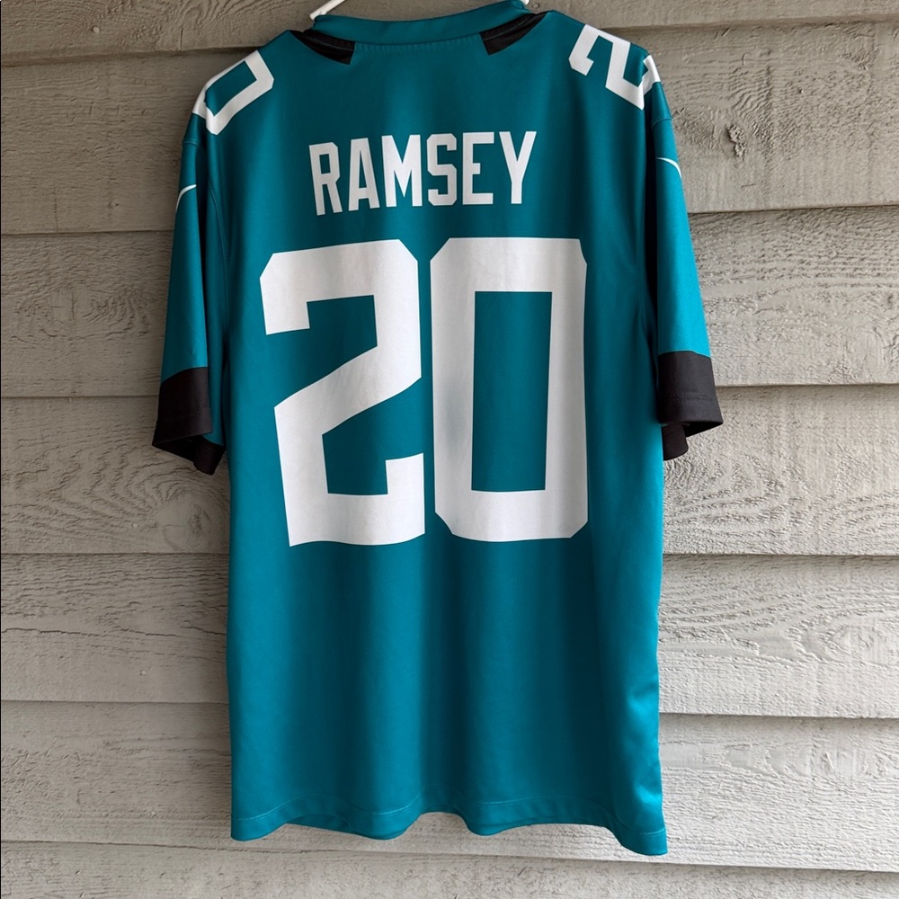 NFL Jalen Ramsey Teal Jersey with Logo Patches